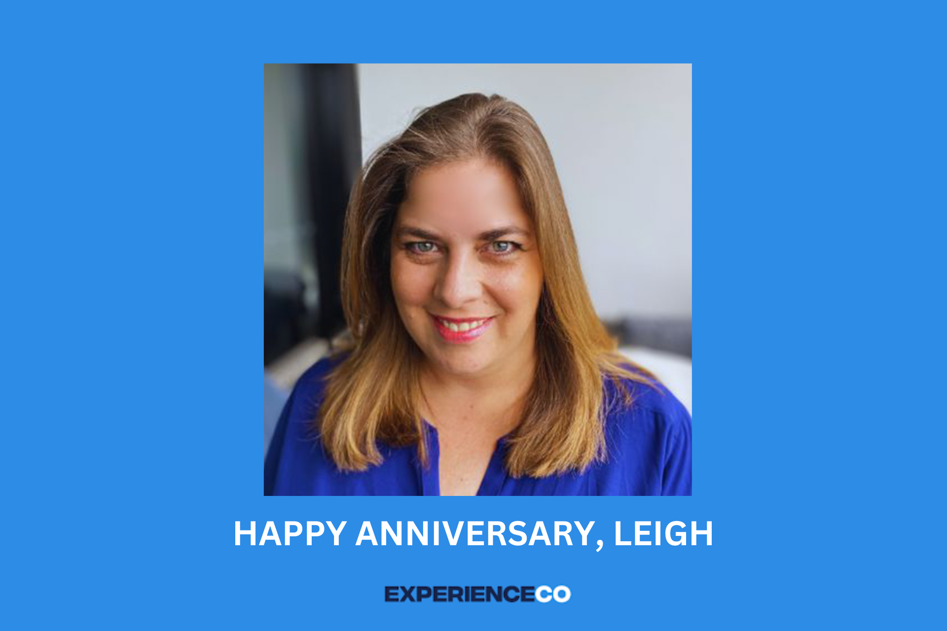 Leigh Stirling celebrates 4 years with with EXP
